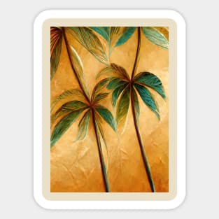 Tropical palm 6 Sticker